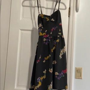 Strapless AE floral dress